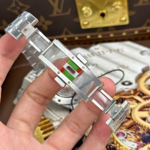 Audemars Piguet Replica 11 Royal Oak 15510BC Mặt Xanh Băng Máy Cơ Thụy Sỹ Xưởng ZF 41mm (2)