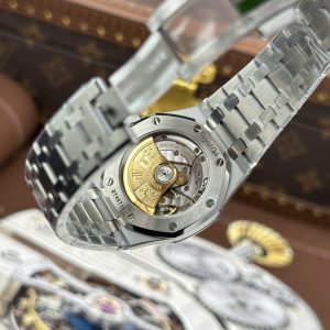 Audemars Piguet Replica Cao Cấp Royal Oak 15450 Mặt Xanh Dương Dây Kim Loại Nhà Máy ZF 37mm (2)