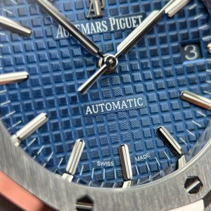 Audemars Piguet Replica Cao Cấp Royal Oak 15450 Mặt Xanh Dương Dây Kim Loại Nhà Máy ZF 37mm (2)