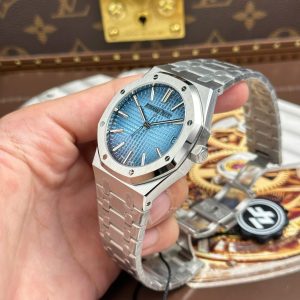 Audemars Piguet Royal Oak 15510BC Rep 11 Mặt Xanh Băng Dây Kim Loại Nhà Máy ZF 41mm (2)