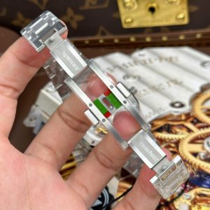 Audemars Piguet Royal Oak Jumbo Extra-thin Openworked 16204 Replica 11 Mặt Lộ Cơ Màu Trắng Nhà Máy ZF 39mm (2)