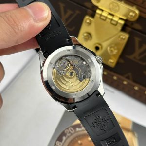 Đồng Hồ Patek Philippe Replica 11 Aquanaut 5167 Mặt Xám Dây Cao Su Xưởng BBF 40mm (2)