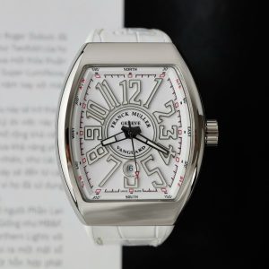 Franck Muller V45 Rep Cao Cấp Màu Trắng Máy Cơ Thụy Sỹ Nhà Máy ABF 45mm (2)