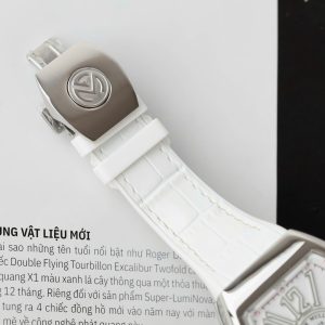 Franck Muller V45 Rep Cao Cấp Màu Trắng Máy Cơ Thụy Sỹ Nhà Máy ABF 45mm (2)