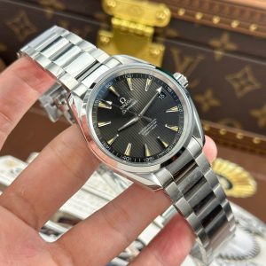 Omega Seamaster Aqua Terra 150M Rep Cao Cấp Mặt Xanh Lá Cây Cọc Số Vàng Xưởng VS 41mm (2)