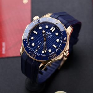 Omega Seamaster Diver 300M Rep Cao Cấp Màu Xanh Dương Nhà Máy VS 42mm (2)