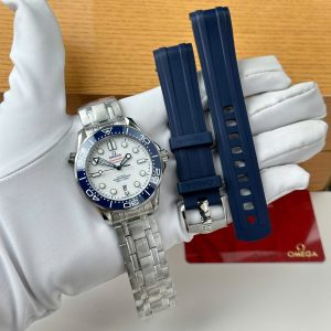 Omega Seamaster Diver 300M Replica 11 Mặt Trắng Máy Cơ Thụy Sỹ Nhà Máy VS 42mm (2)