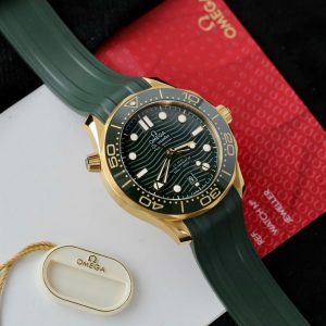 Omega Seamaster Diver 300M Replica 11 Màu Xanh Lá Cây Nhà Máy VS 42mm (2)