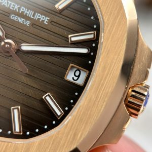 Patek Philippe Nautilus 5711 Mặt Nâu Chế Tác Mạ Vàng Hồng Máy Khắc Nhà Máy BBF 40mm (2)