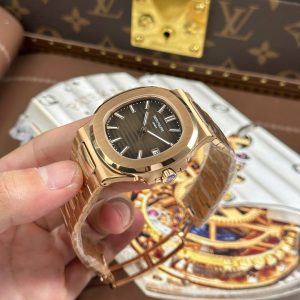 Patek Philippe Nautilus 5711 Mặt Nâu Chế Tác Mạ Vàng Hồng Máy Khắc Nhà Máy BBF 40mm (2)