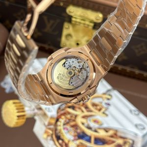Patek Philippe Nautilus 5711 Mặt Nâu Chế Tác Mạ Vàng Hồng Máy Khắc Nhà Máy BBF 40mm (2)