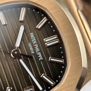 Patek Philippe Nautilus 5711 Mặt Nâu Chế Tác Mạ Vàng Hồng Máy Khắc Nhà Máy BBF 40mm (2)