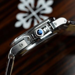 Patek Philippe Nautilus 5740 Chế Tác Mặt Xám Dây Da Máy Cơ Thụy Sỹ 40mm (1)