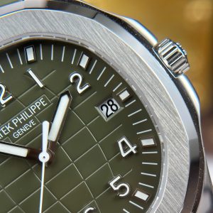 Patek Philippe Replica 11 Aquanaut 5168 Màu Xanh Lá Cây Máy Khắc Nhà Máy BBF 42 (2)
