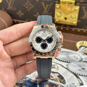 Rolex Cosmograph Daytona 126515 Mặt Thiên Thạch Replica 11 Trọng Lượng 153 Grams Dây Oysterflex Xưởng QF 40mm (2)