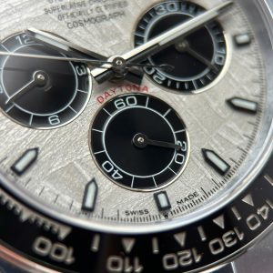 Rolex Cosmograph Daytona 126515 Rep Cao Cấp Mặt Thiên Thạch Nặng 155 Grams Nhà Máy QF 40mm (2)