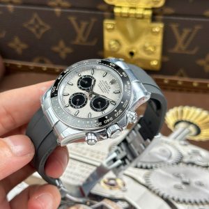 Rolex Cosmograph Daytona 126515 Rep Cao Cấp Mặt Thiên Thạch Nặng 155 Grams Nhà Máy QF 40mm (2)