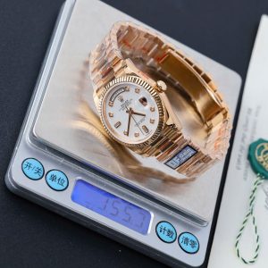 Rolex Day-Date 128235 Chế Tác Mặt MOP Trọng Lượng 156gram Nhà Máy QF 36mm (2)