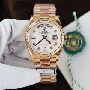 Rolex Day-Date 128235 Chế Tác Mặt MOP Trọng Lượng 156gram Nhà Máy QF 36mm (2)