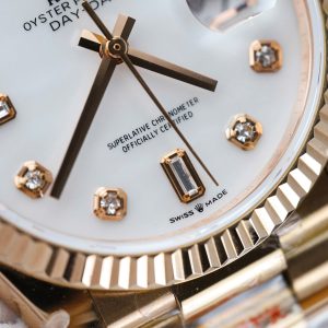 Rolex Day-Date 128235 Chế Tác Mặt MOP Trọng Lượng 156gram Nhà Máy QF 36mm (2)