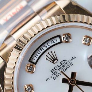 Rolex Day-Date 128235 Chế Tác Mặt MOP Trọng Lượng 156gram Nhà Máy QF 36mm (2)
