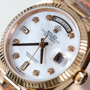 Rolex Day-Date 128235 Chế Tác Mặt MOP Trọng Lượng 156gram Nhà Máy QF 36mm (2)