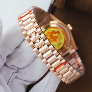 Rolex Day-Date 128235 Replica 11 Mặt Hồng Trọng Lượng 156gram Xưởng QF 36mm (2)