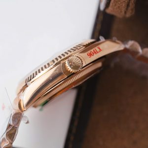 Rolex Day-Date 128235 Replica 11 Mặt Hồng Trọng Lượng 156gram Xưởng QF 36mm (2)