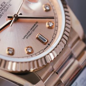 Rolex Day-Date 128235 Replica 11 Mặt Hồng Trọng Lượng 156gram Xưởng QF 36mm (2)