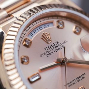 Rolex Day-Date 128235 Replica 11 Mặt Hồng Trọng Lượng 156gram Xưởng QF 36mm (2)