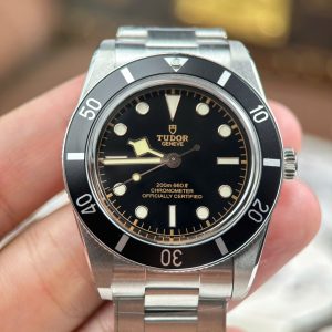Tudor Black Bay Fifty Four Replica Cao Cấp Mặt Đen Dây Kim Loại Nhà Máy ZF 37mm (2)