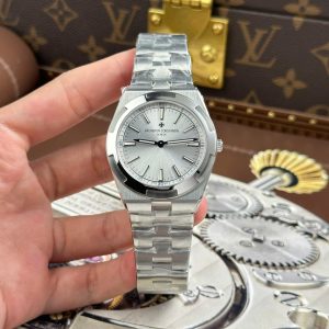 Vacheron Constantin Overseas Ultra-Thin 2000V Rep Cao Cấp Mặt Trắng Dây Kim Loại Xưởng 8F 40mm (2)
