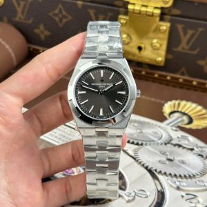 Vacheron Constantin Overseas Ultra-Thin 2000V Replica 11 Mặt Xám Dây Kim Loại Xưởng 8F 40mm (2)