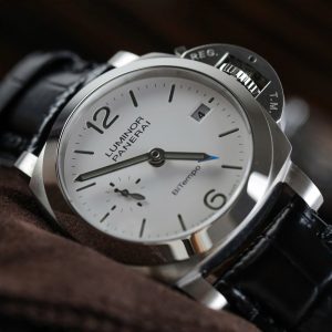 Panerai Luminor Bitempo PAM01367 Rep Cao Cấp Mặt Trắng Dây Da Nhà Máy VS 40mm (2)
