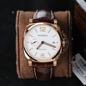 Panerai Luminor PAM01042 Chế Tác Mặt Trắng Dây Da Nhà Máy VS 42mm (1)