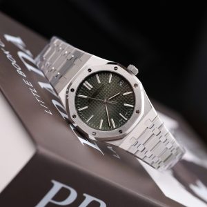 Audemars Piguet Royal Oak 15500 Replica 11 Mặt Xanh Lá Cây Máy Cơ Thụy Sỹ Nhà Máy APS 41mm (2)