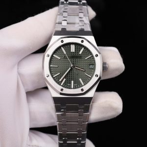 Audemars Piguet Royal Oak 15500 Replica 11 Mặt Xanh Lá Cây Máy Cơ Thụy Sỹ Nhà Máy APS 41mm (2)