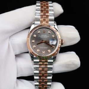 Rolex DateJust 126231 Replica 11 Mặt Xám Máy Cơ Thụy Sỹ Nhà Máy VS 36mm (2)