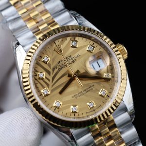 Rolex DateJust 126233 Rep Cao Cấp Mặt Lá Cây Nhiệt Đới Máy Cơ Thụy Sỹ Nhà Máy VS 36mm (2)