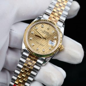 Rolex DateJust 126233 Replica Cao Cấp Mạ Vàng Máy Cơ Thụy Sỹ Nhà Máy VS 36mm (2)