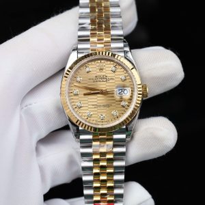 Rolex DateJust 126233 Replica Cao Cấp Mạ Vàng Máy Cơ Thụy Sỹ Nhà Máy VS 36mm (2)