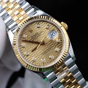 Rolex DateJust 126233 Replica Cao Cấp Mạ Vàng Máy Cơ Thụy Sỹ Nhà Máy VS 36mm (2)