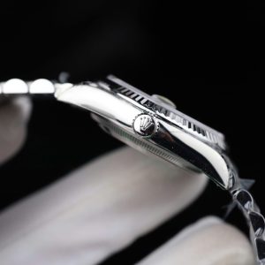 Rolex DateJust 126234 Replica 11 Mặt Họa Tiết Lá Cây Nhiệt Đới Cọc Số Đính Đá Nhà Máy VS 36mm (2)