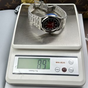 Audemars Piguet Royal Oak Extra-thin Jumbo 16202 Chế Tác Mặt Màu Đỏ Đô Dây Kim Loại Xưởng ZF 39mm (2)