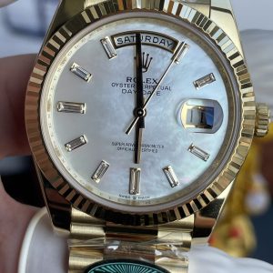 Rolex Day-Date Chế Tác Mặt MOP Nặng 210 Gram Dây Đeo President Nhà Máy RC 40mm (2)