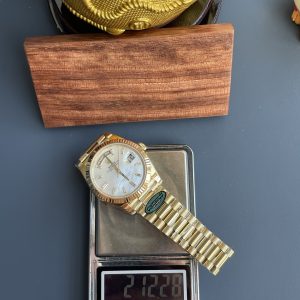 Rolex Day-Date Chế Tác Mặt MOP Nặng 210 Gram Dây Đeo President Nhà Máy RC 40mm (2)