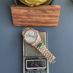 Rolex Day-Date Chế Tác Mặt Sundust Nặng 210 Gram Màu Vàng Hồng Nhà Máy RC 40mm (2)