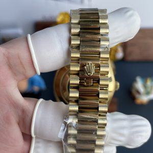Rolex Day-Date Replica 11 Mặt Vàng Champgne Nặng 210 Gram Nhà Máy RC 40mm (2)