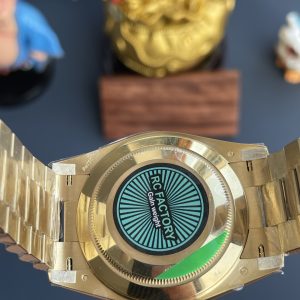 Rolex Day-Date Replica 11 Mặt Vàng Champgne Nặng 210 Gram Nhà Máy RC 40mm (2)