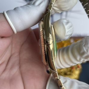 Rolex Day-Date Replica 11 Mặt Vàng Champgne Nặng 210 Gram Nhà Máy RC 40mm (2)